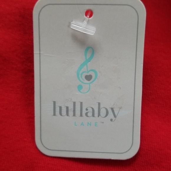 New Lullaby Lane "Too Elfing Cute" Red Hooded Fleece Playsuit Sz. 0-3M - Picture 9 of 10
